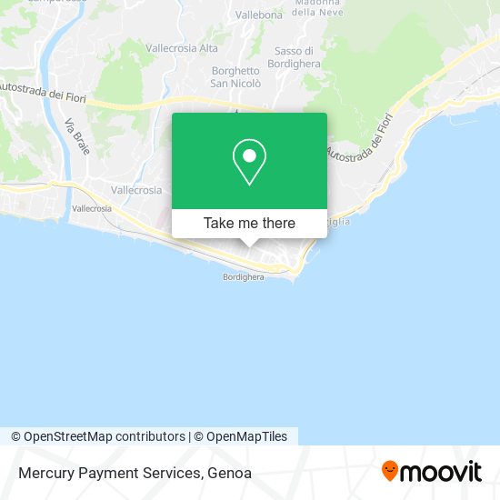 Mercury Payment Services map