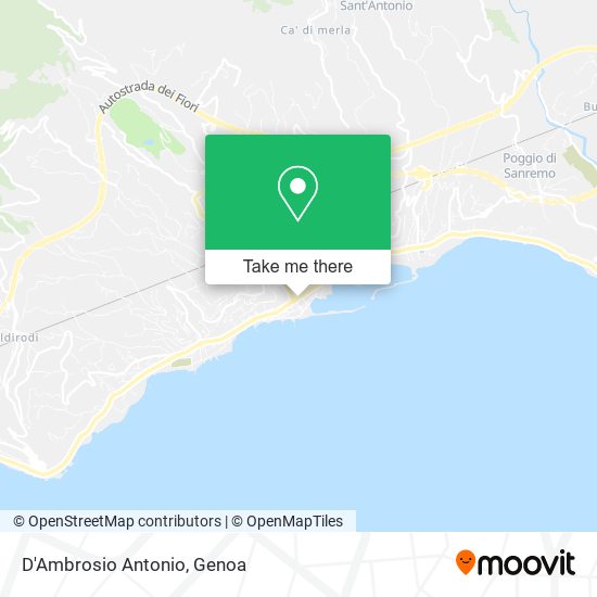 D'Ambrosio Antonio map