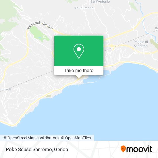 Poke Scuse Sanremo map