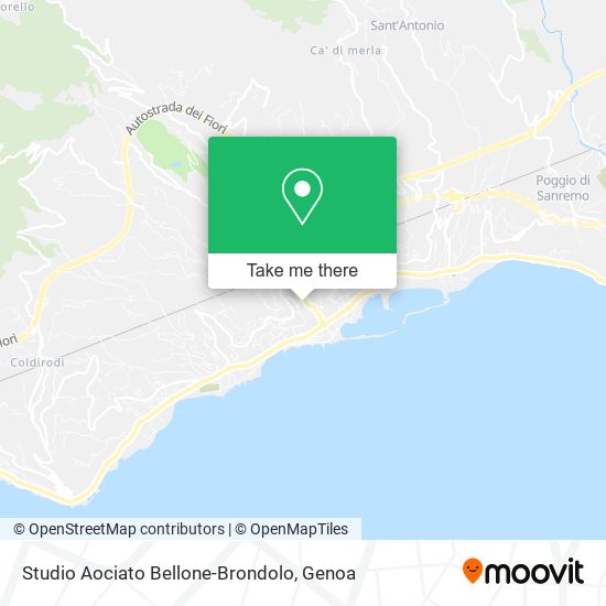 Studio Aociato Bellone-Brondolo map