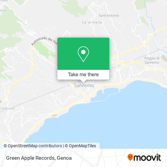 Green Apple Records map