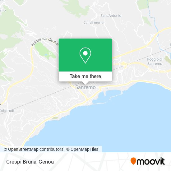 Crespi Bruna map