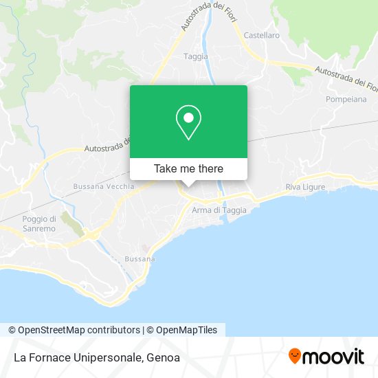 La Fornace Unipersonale map