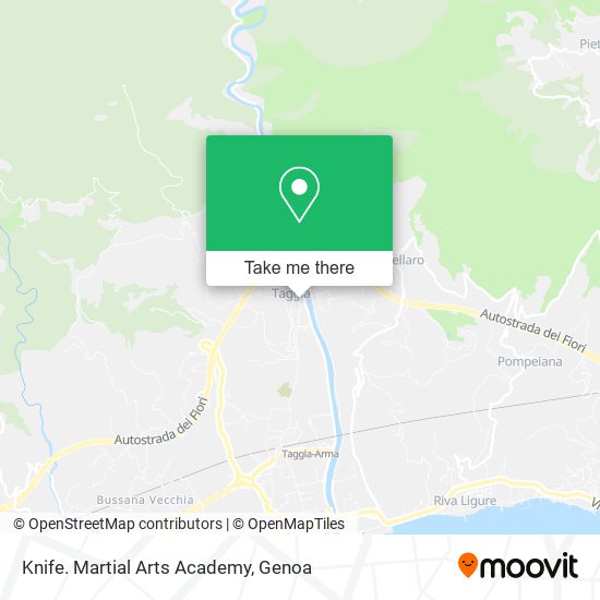 Knife. Martial Arts Academy map