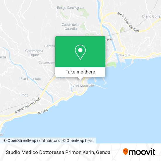Studio Medico Dottoressa Primon Karin map