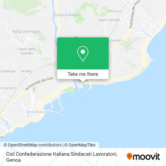 Cisl Confederazione Italiana Sindacati Lavoratori map