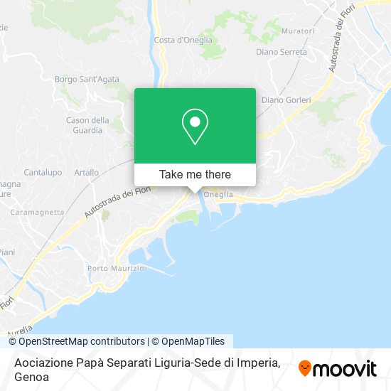 Aociazione Papà Separati Liguria-Sede di Imperia map