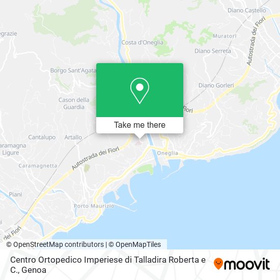 Centro Ortopedico Imperiese di Talladira Roberta e C. map
