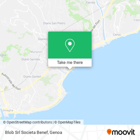 Blob Srl Societa Benef map