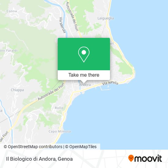 Il Biologico di Andora map