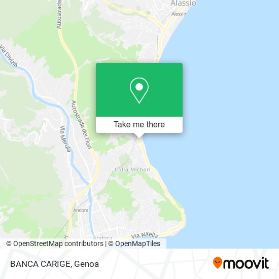 BANCA CARIGE map