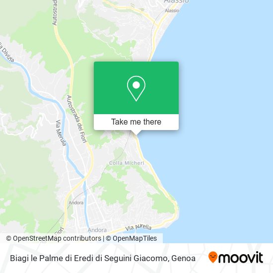 Biagi le Palme di Eredi di Seguini Giacomo map