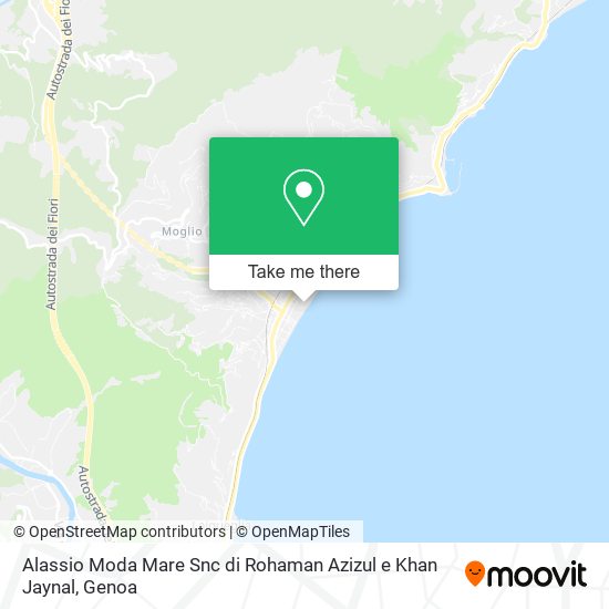 Alassio Moda Mare Snc di Rohaman Azizul e Khan Jaynal map