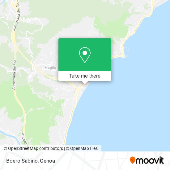 Boero Sabino map