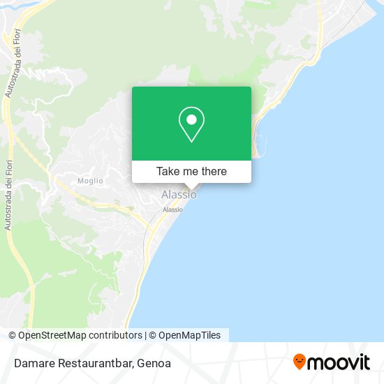 Damare Restaurantbar map