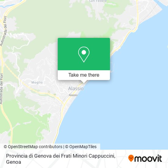 Provincia di Genova dei Frati Minori Cappuccini map