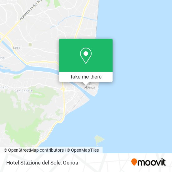 Hotel Stazione del Sole map