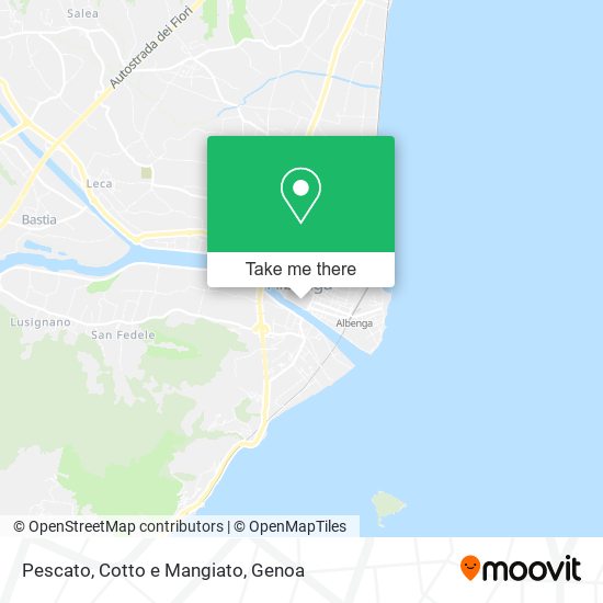 Pescato, Cotto e Mangiato map