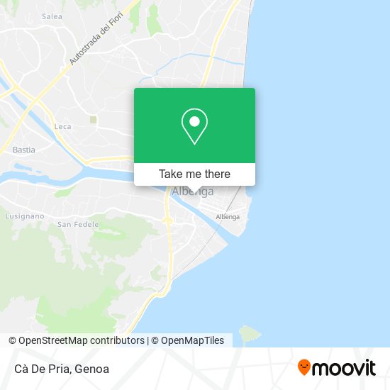 Cà De Pria map