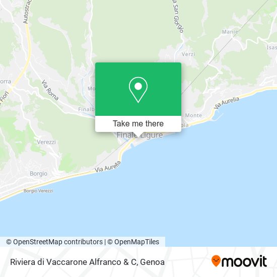 Riviera di Vaccarone Alfranco & C map
