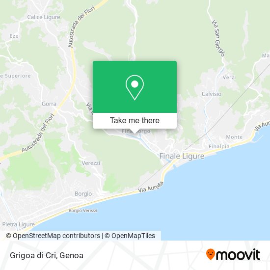 Grigoa di Cri map