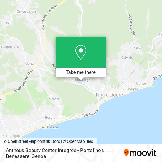 Antheus Beauty Center Integree - Portofino's Benessere map