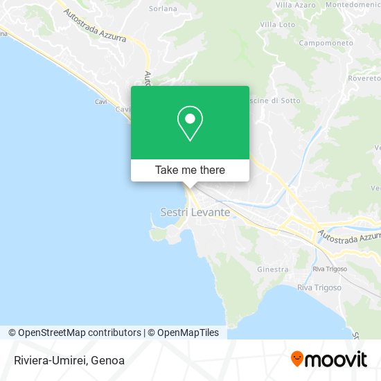 Riviera-Umirei map
