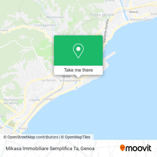 Mikasa Immobiliare Semplifica Ta map