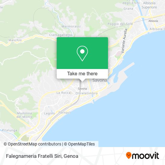 Falegnameria Fratelli Siri map