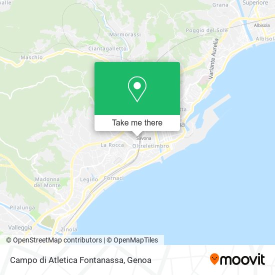 Campo di Atletica Fontanassa map