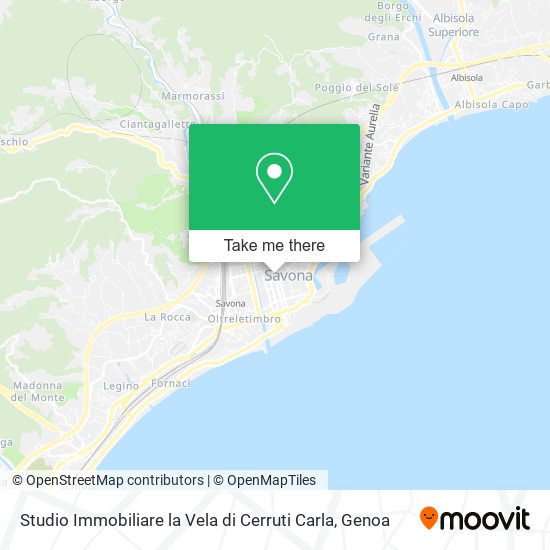 Studio Immobiliare la Vela di Cerruti Carla map