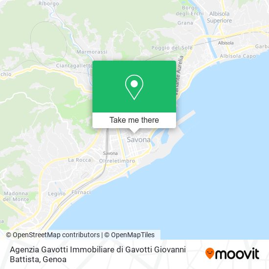 Agenzia Gavotti Immobiliare di Gavotti Giovanni Battista map