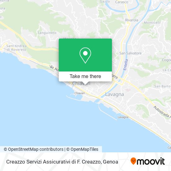 Creazzo Servizi Assicurativi di F. Creazzo map