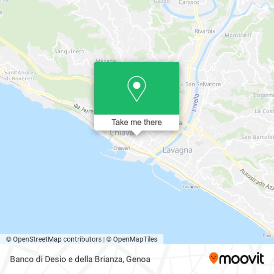 Banco di Desio e della Brianza map