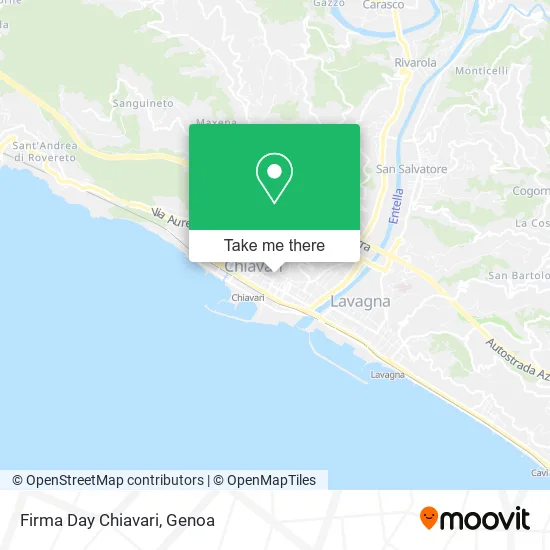 Firma Day Chiavari map