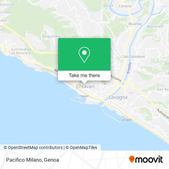 Pacifico Milano map