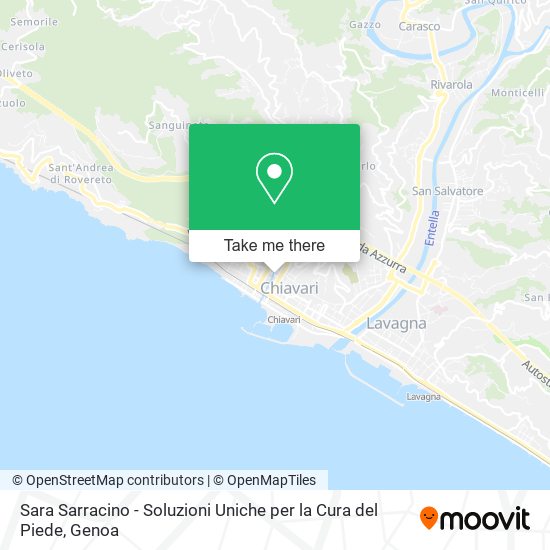 Sara Sarracino - Soluzioni Uniche per la Cura del Piede map