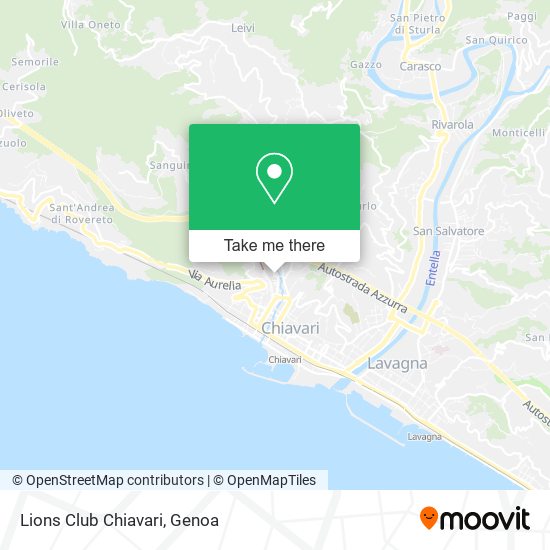 Lions Club Chiavari map