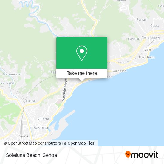 Soleluna Beach map