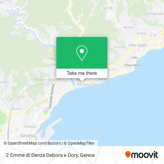 2 Emme di Denza Debora e Dory map