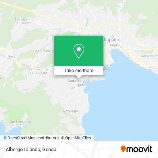Albergo Iolanda map