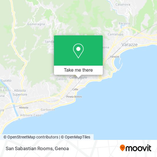 San Sabastian Rooms map