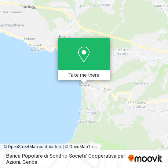 Banca Popolare di Sondrio-Societa' Cooperativa per Azioni map