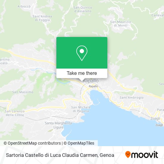 Sartoria Castello di Luca Claudia Carmen map