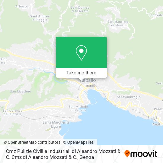 Cmz Pulizie Civili e Industriali di Aleandro Mozzati & C. Cmz di Aleandro Mozzati & C. map