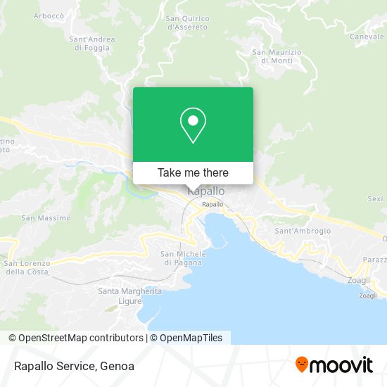 Rapallo Service map