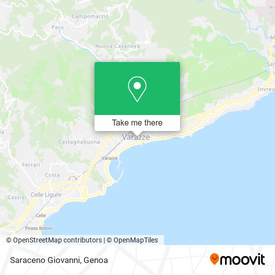 Saraceno Giovanni map