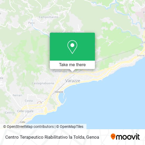 Centro Terapeutico Riabilitativo la Tolda map