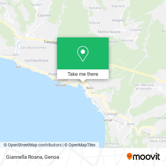 Giannella Roana map