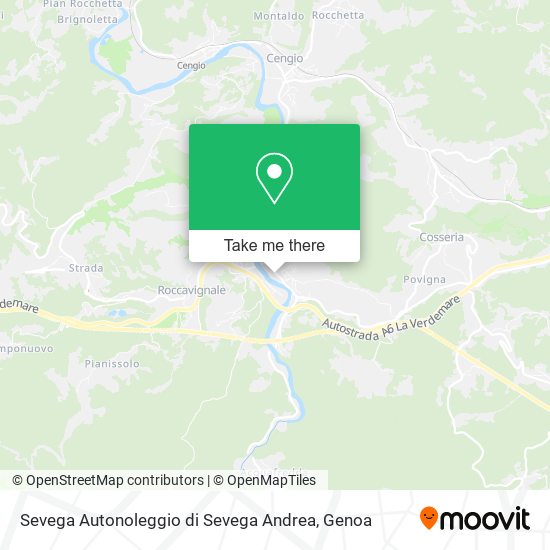 Sevega Autonoleggio di Sevega Andrea map